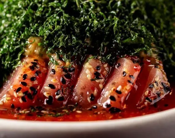 Balcão do sushiman no Sushi Hiroshi