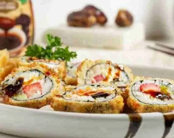 Hot rolls do Sushi Hiroshi